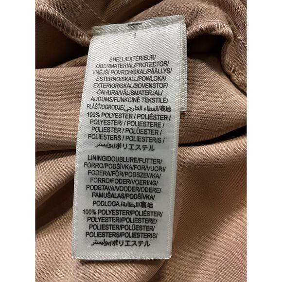 Liv Foster 'Beaded' Gold Scoop Neck Fringe Gown Size 0 - Picture 5 of 5